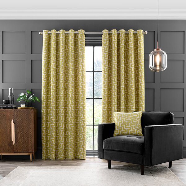 Sonora Chenille Eyelet Curtains