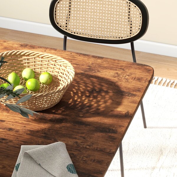 HOMCOM Mobile Drop Leaf Table Folding Kitchen Table Extendable Dining Table For Small Spaces With 6 Wheels & Storage Shelf Rustic Brown Aosom UK