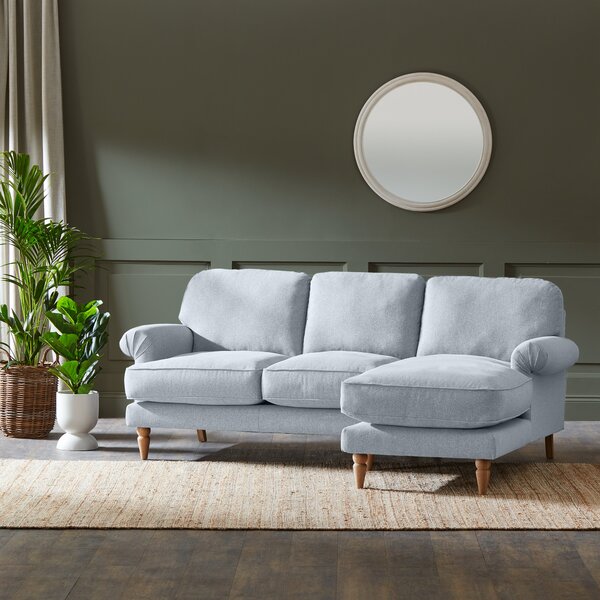 Jolene Soft Texture Corner Chaise Sofa