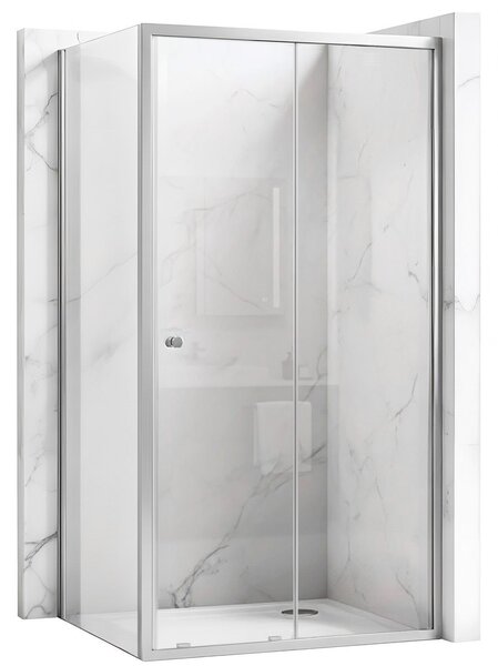 Shower enclosure Rea Primo Slide 110x100 Chrome
