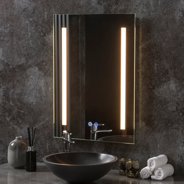 Stockholm Rectangle LED Wall Mirror