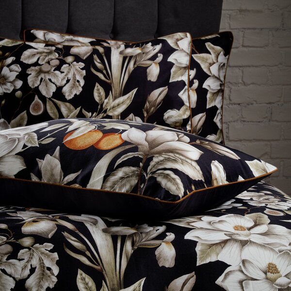 EW by Edinburgh Weavers Lavish Floral 100% Cotton Sateen Duvet Cover & Pillowcase Set