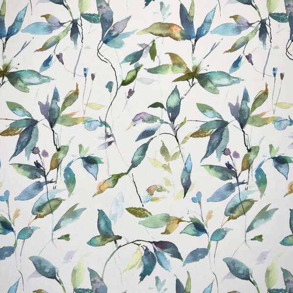 Lago Outdoor UV Water Resistant Printed Fabric Peacock