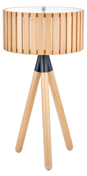 Rabanne Wooden Slat Tripod Table Lamp