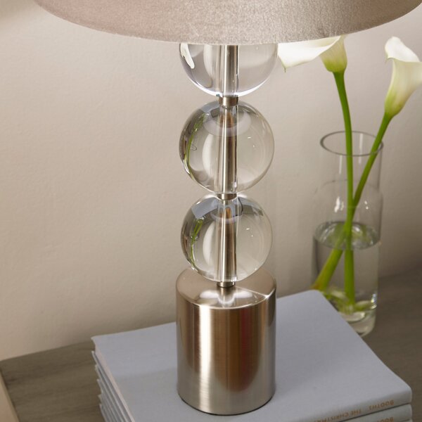 Harris Tall Glass Table Lamp