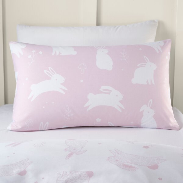 Pink Bunnies Duvet Cover and Pillowcase Set