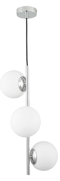 Asterope 3 Light Metal Semi Flush Ceiling Light