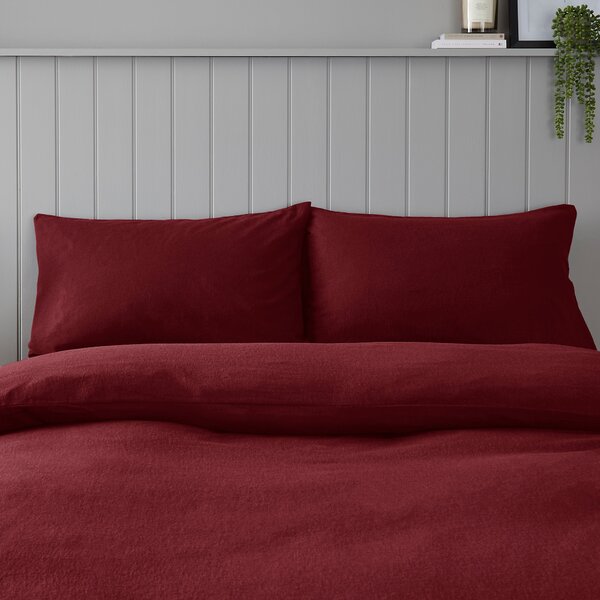 Soft & Cosy Luxury Brushed Cotton Standard Pillowcase Pair