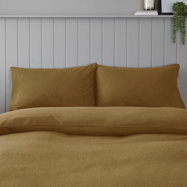 Soft & Cosy Luxury Brushed Cotton Standard Pillowcase Pair