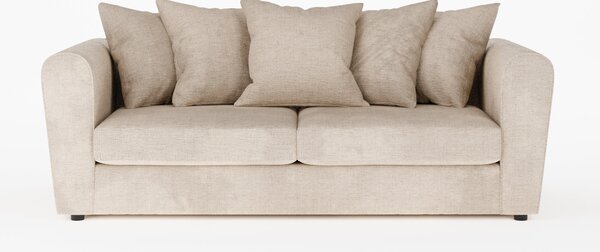 Blake Curved Arm Chunky Chenille 3 Seater Sofa