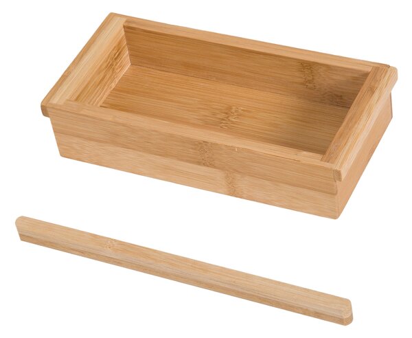 HOMCOM Extendable Bamboo Bathtub Shelf Rack Bath Caddy Tray Bathroom Storage, Set of 2 Aosom UK