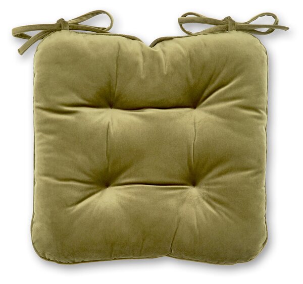 Velour Seat Pad Olive