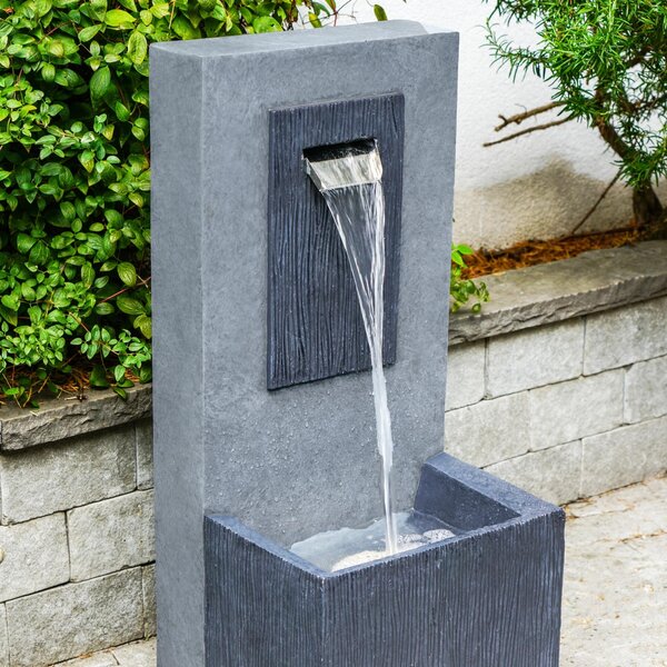 Contemporary Slim Outdoor Water Feature