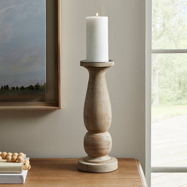 Churchgate Turned Wood Candlestick