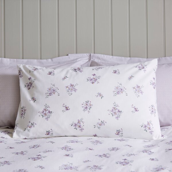 Hailey Ditsy Mauve Duvet Cover and Pillowcase Set