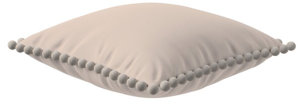 Daisy cushion covers with pom poms