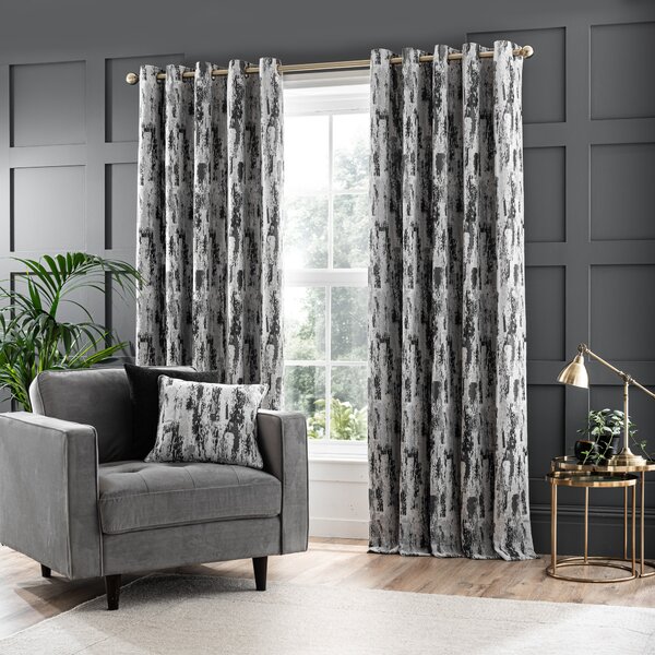 Abstract Global Eyelet Curtains