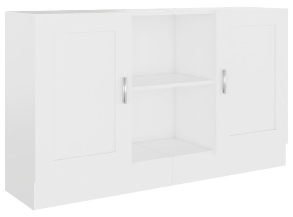 Sideboard White 120x30.5x70 cm Engineered Wood