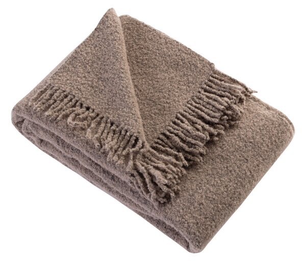 Boucle blanket 140x200cm natural