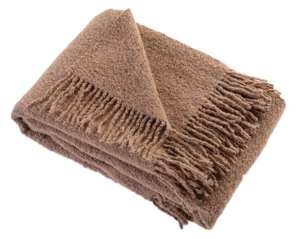 Boucle blanket 140x200cm camel