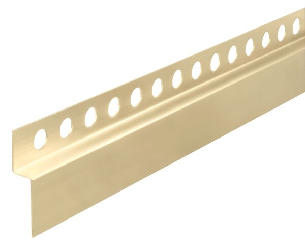 Front shower tray strip 120cm Gold