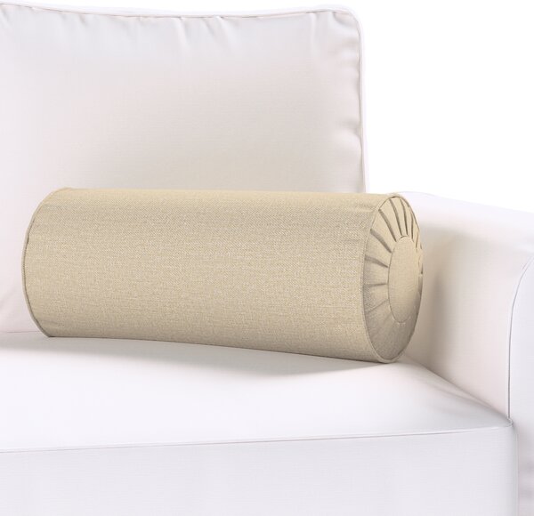 Bolster cushion with pleats