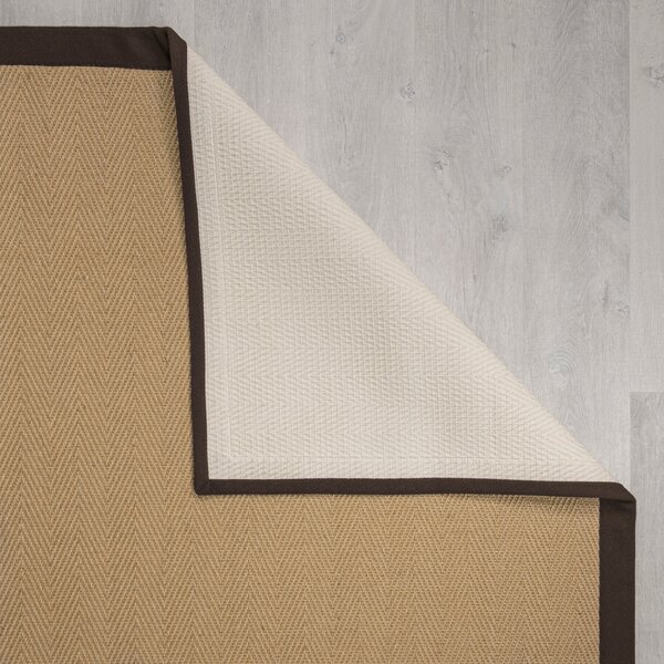 Herringbone Jute Border Stair Runner