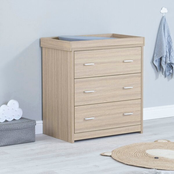 Babymore Luno Veni 3 Drawer Chest & Changing Unit