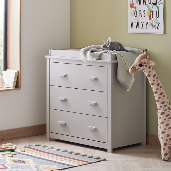 Babymore Universal 3 Drawer Chest & Changing Unit