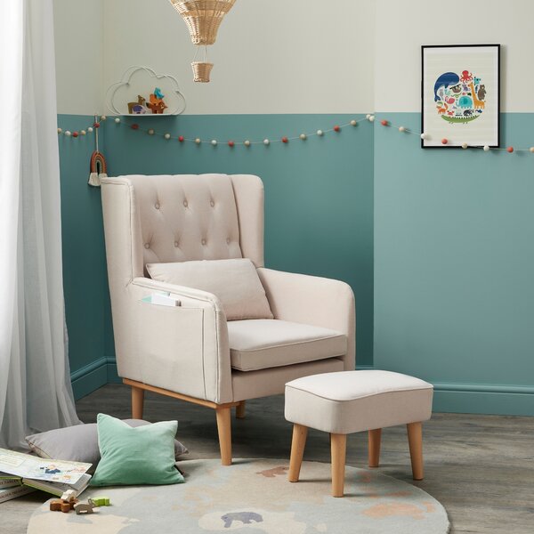 Babymore Lux Nursing Chair with Stool