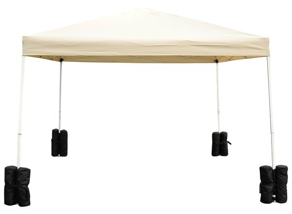 Outsunny Gazebo Sand Bag Weights, 4pcs Leg Weights for Marquee, Tent Canopy Base, Heavy Duty