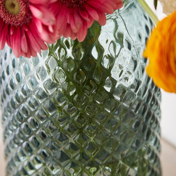 Lilypad Recycled Glass Vase