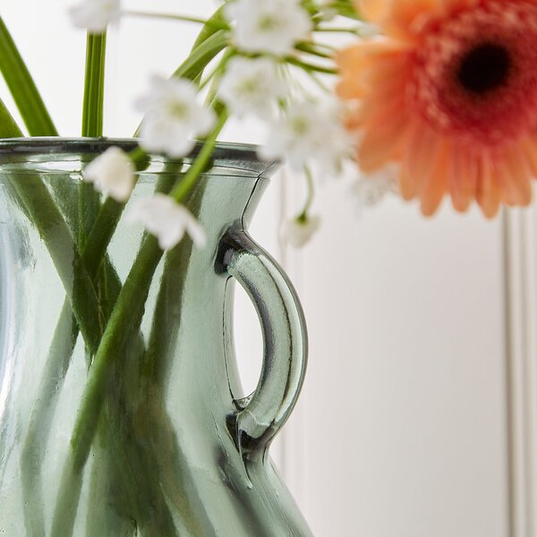 Lilypad Recycled Glass Urn Vase