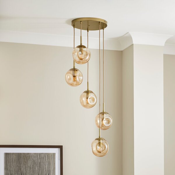 Alexis 5 Light Cluster Ceiling Light