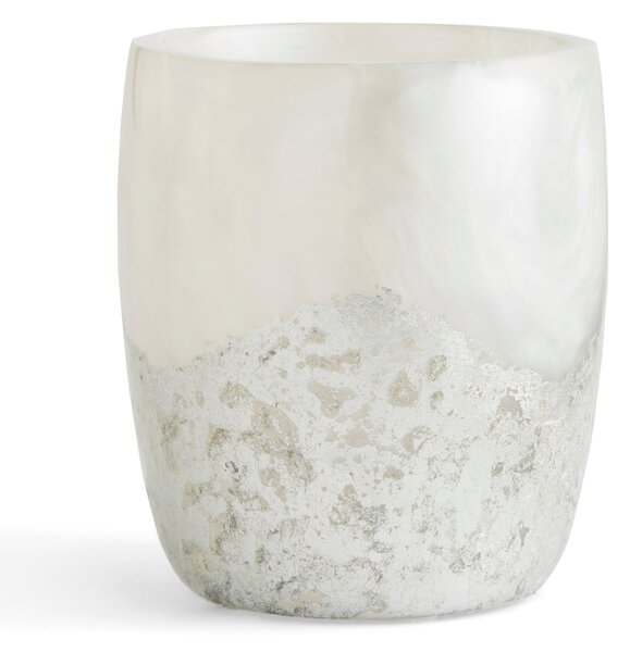 Glam Crackle Tumbler Silver