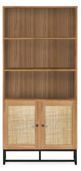 Hollis Tall Bookcase, Oak