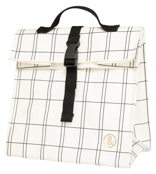 &Again Grid Paper Cooler Lunch Bag