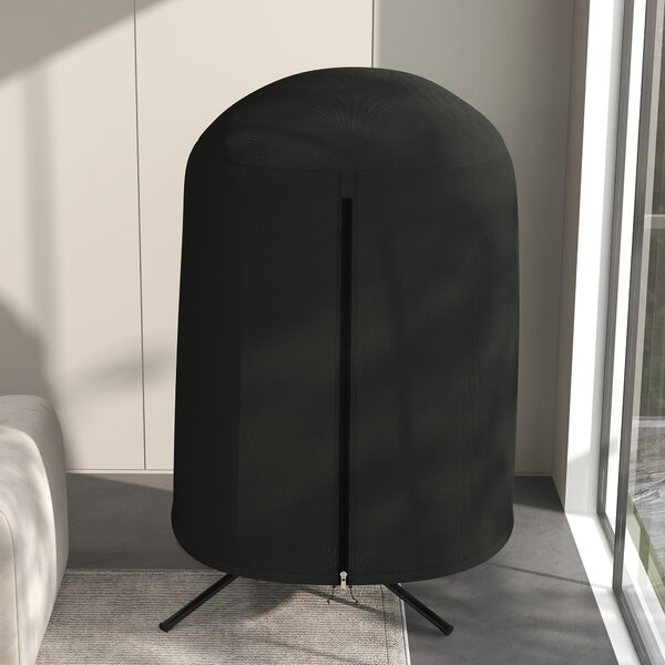 Outsunny Hanging Egg Chair Cover, Single Swing Chair Cover, Waterproof Anti-dust Furniture Protector with Zipper, 420D Oxford Fabric