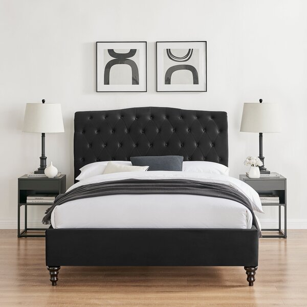 Rosa Bed Frame, Velvet