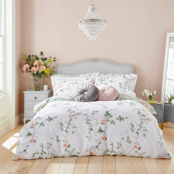 Holly Willoughby Lilla Botanical Cotton Duvet Cover and Pillowcase Set