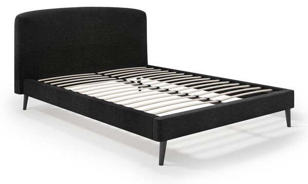 Modern Curved Upholstered Bed Frame