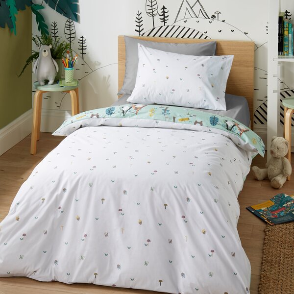 Woodland Camping Reversible Duvet and Pillowcase Set