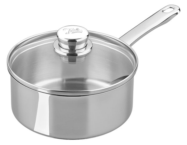 Tala Performance Classic Saucepan with Glass Lid, 18cm Silver