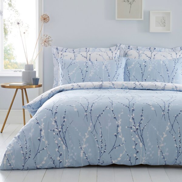 Belle Blue Standard Pillowcase Pair