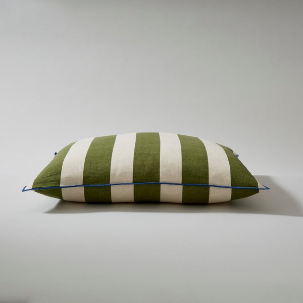 Pride & Joy Stripe Green Cushion