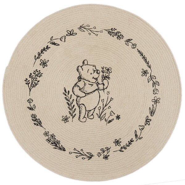 Disney Winnie the Pooh Cotton Circle Kids Rug