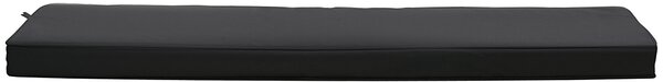 Outsunny Swing Seat Cushion: Tied Garden Bench Pad, 110x46cm, Black