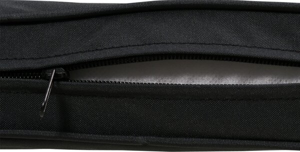 Outsunny Swing Seat Cushion: Tied Garden Bench Pad, 110x46cm, Black