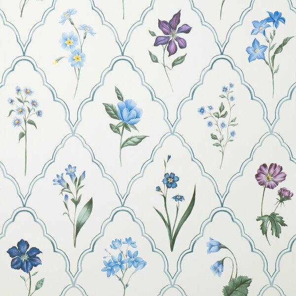 Botanical Trellis Multi Wallpaper