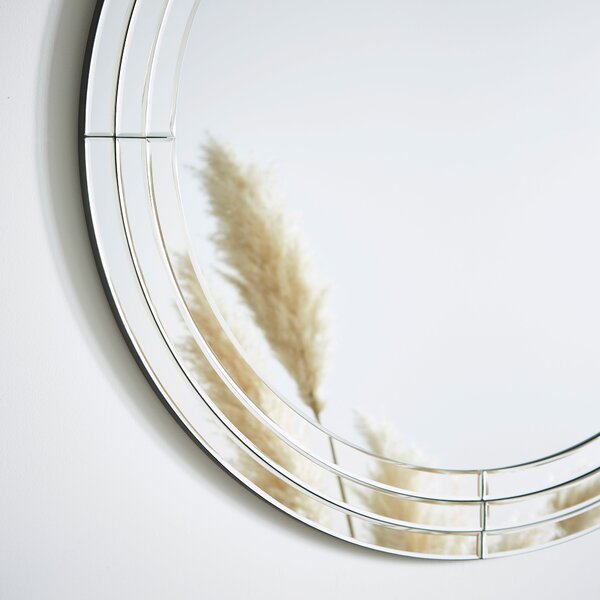 Triple Edge Round Wall Mirror